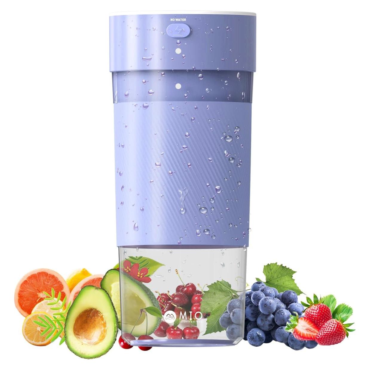 Licuadora Portátil MIO SJ-1001 300 mL Recargable USB-C Púrpura