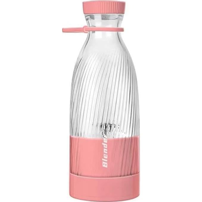 Mezclador Portátil PUPZY Rosa 350 ml Carga Rápida USB