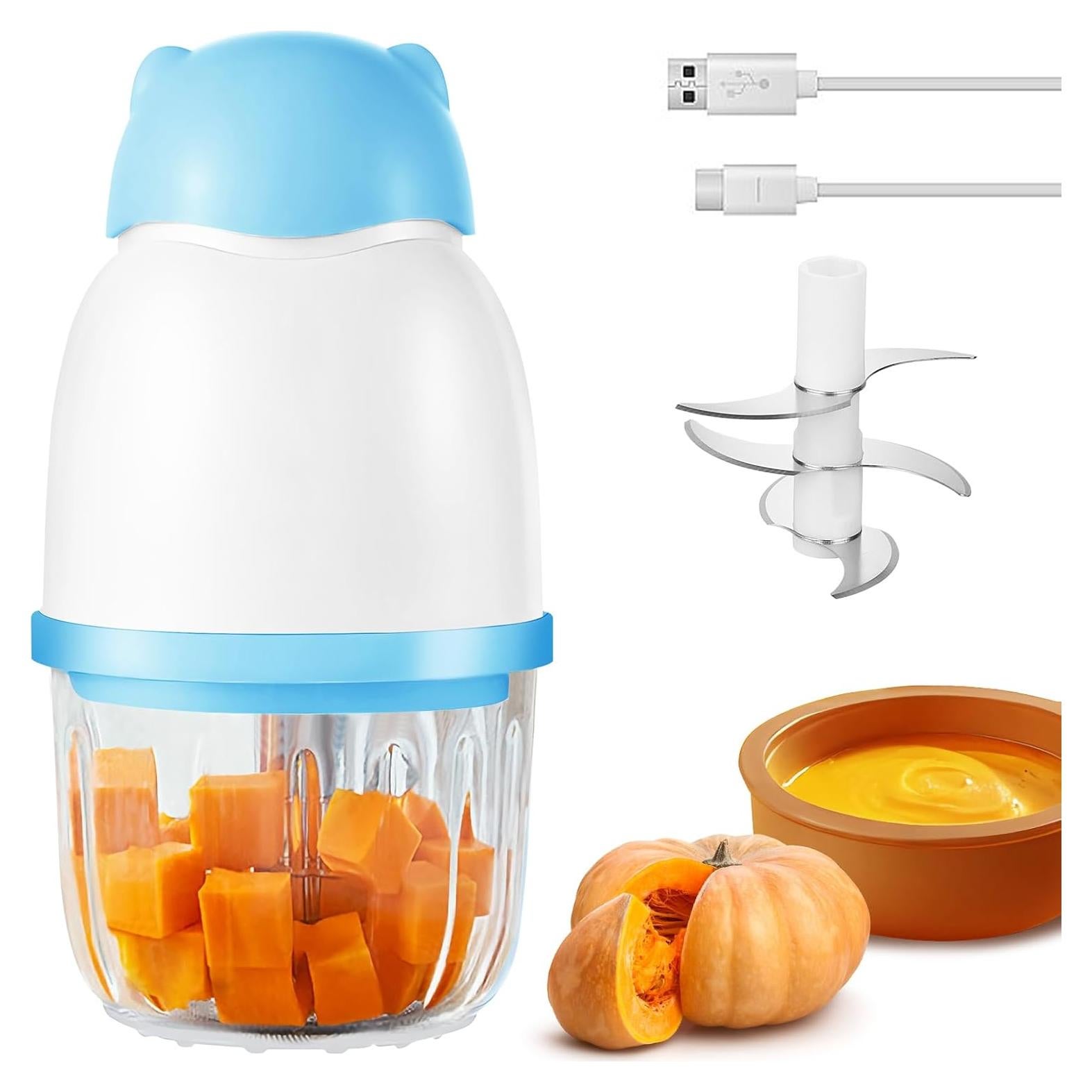 Procesador de Alimentos Inalámbrico SF SUNFUNY 350ml 6 Cuchillas