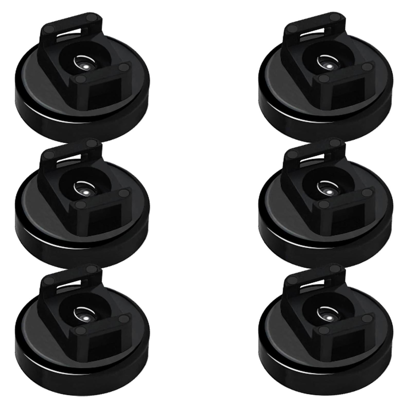 Soporte de Brida Magnética CNHABAGU 6 Piezas 11.34 kg Negro