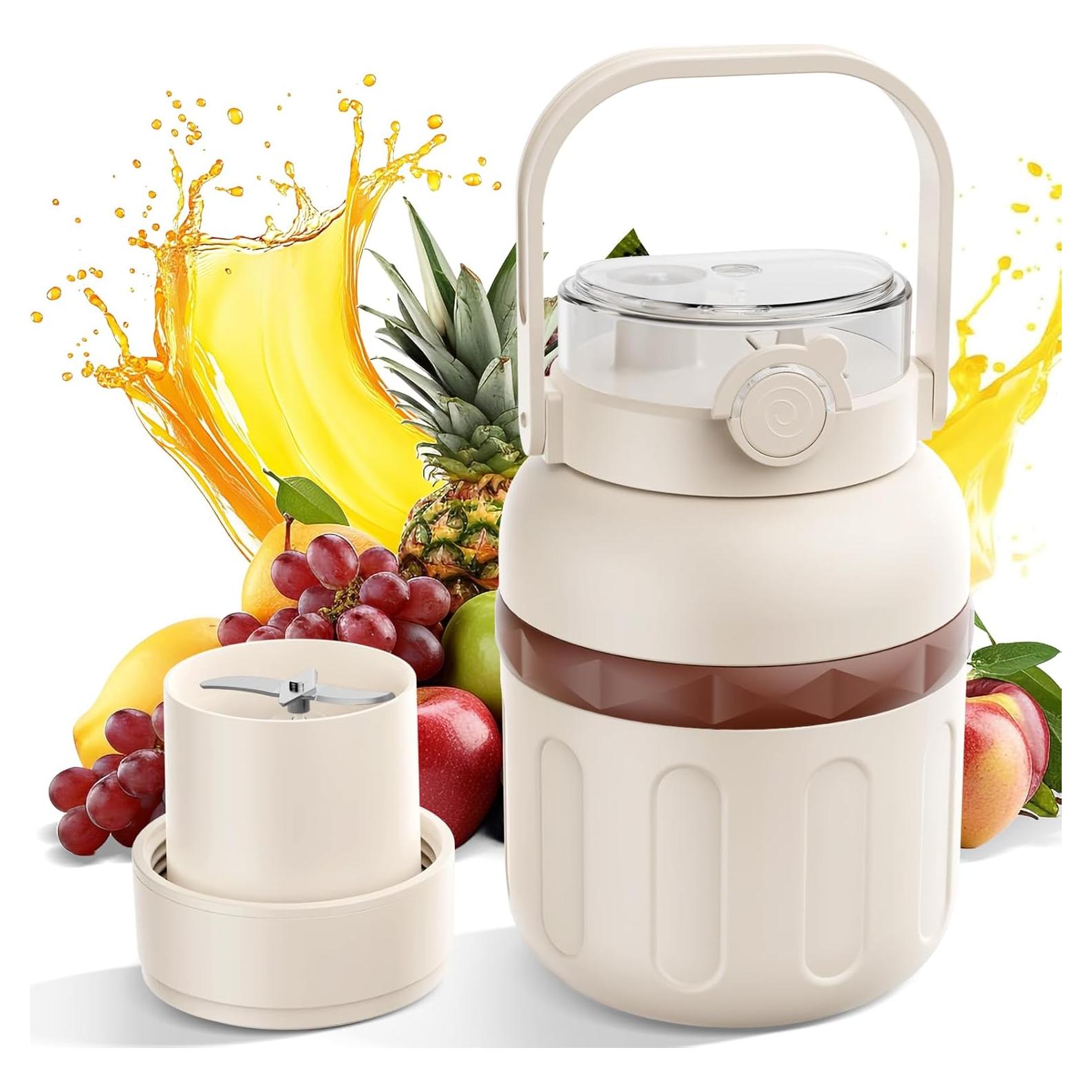 Licuadora Portátil Kawu 800ml Acero Inoxidable 316 10 Cuchillas