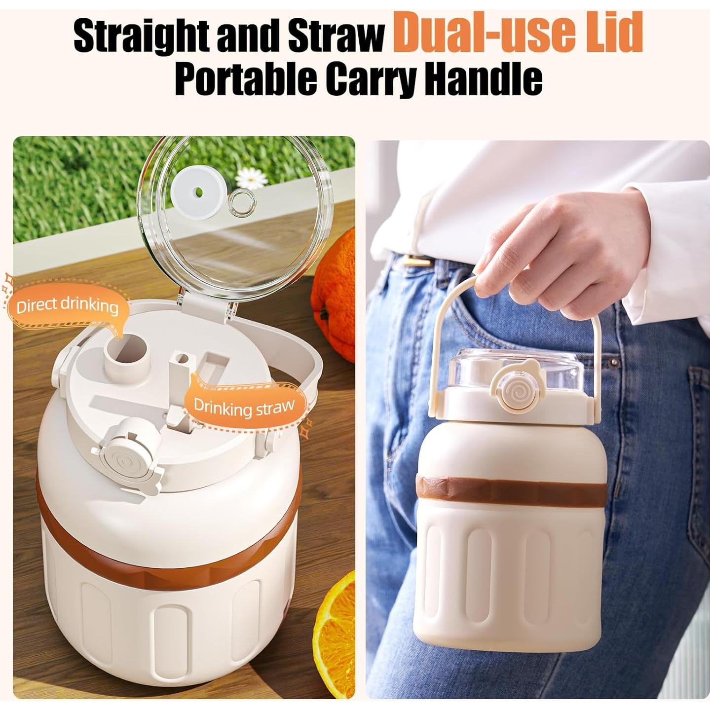 Licuadora Portátil Kawu 800ml Acero Inoxidable 316 10 Cuchillas