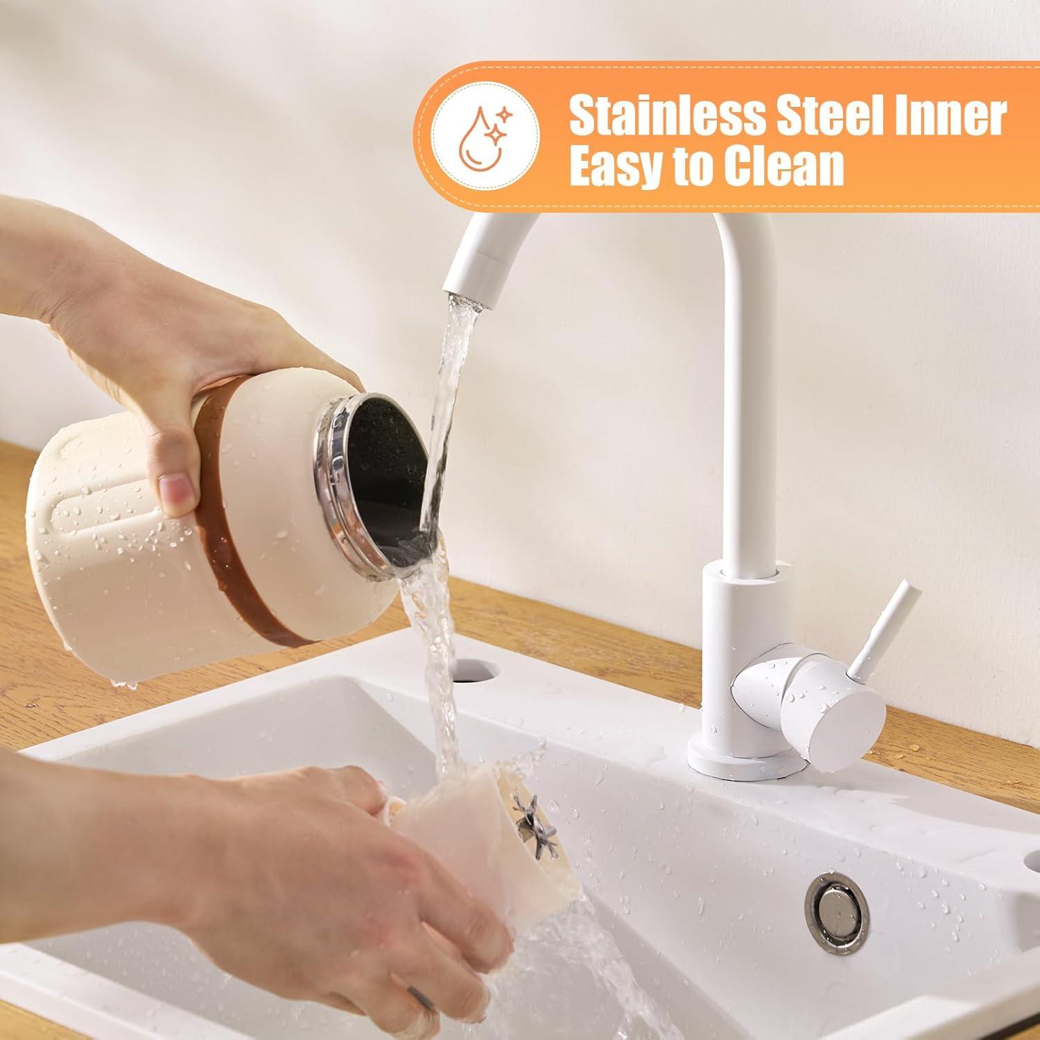 Licuadora Portátil Kawu 800ml Acero Inoxidable 316 10 Cuchillas