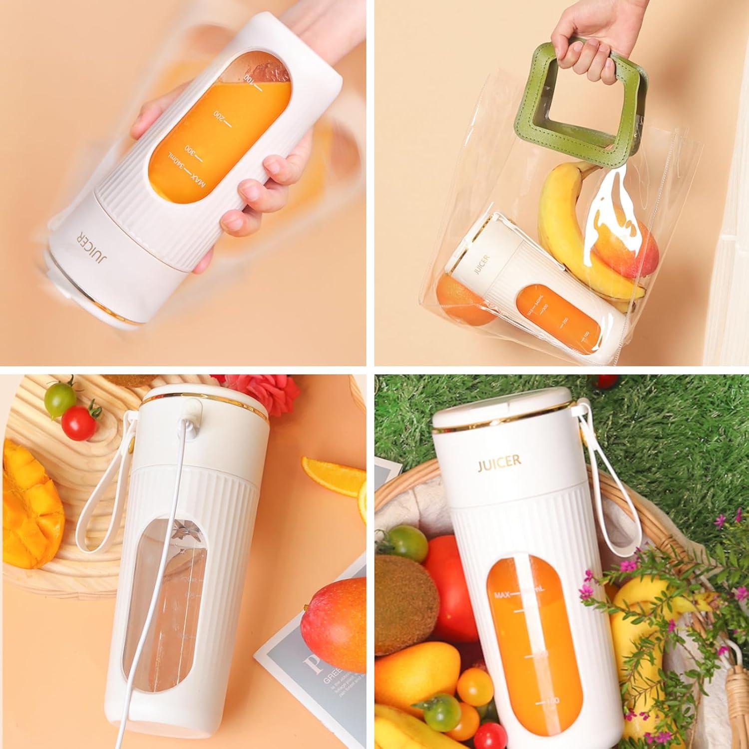 Licuadora Portátil TOGETHERTOYO 340ml USB para Smoothies