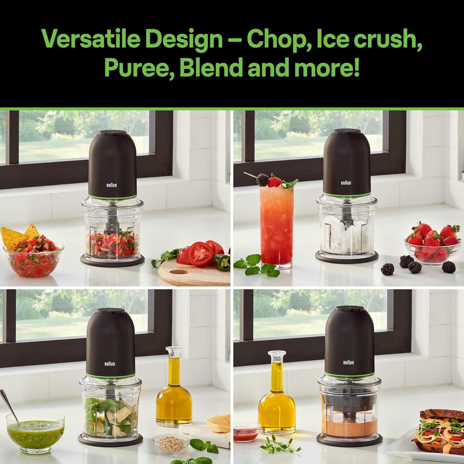 Procesador de Alimentos Mini Braun EasyPrep 4 Tazas Negro