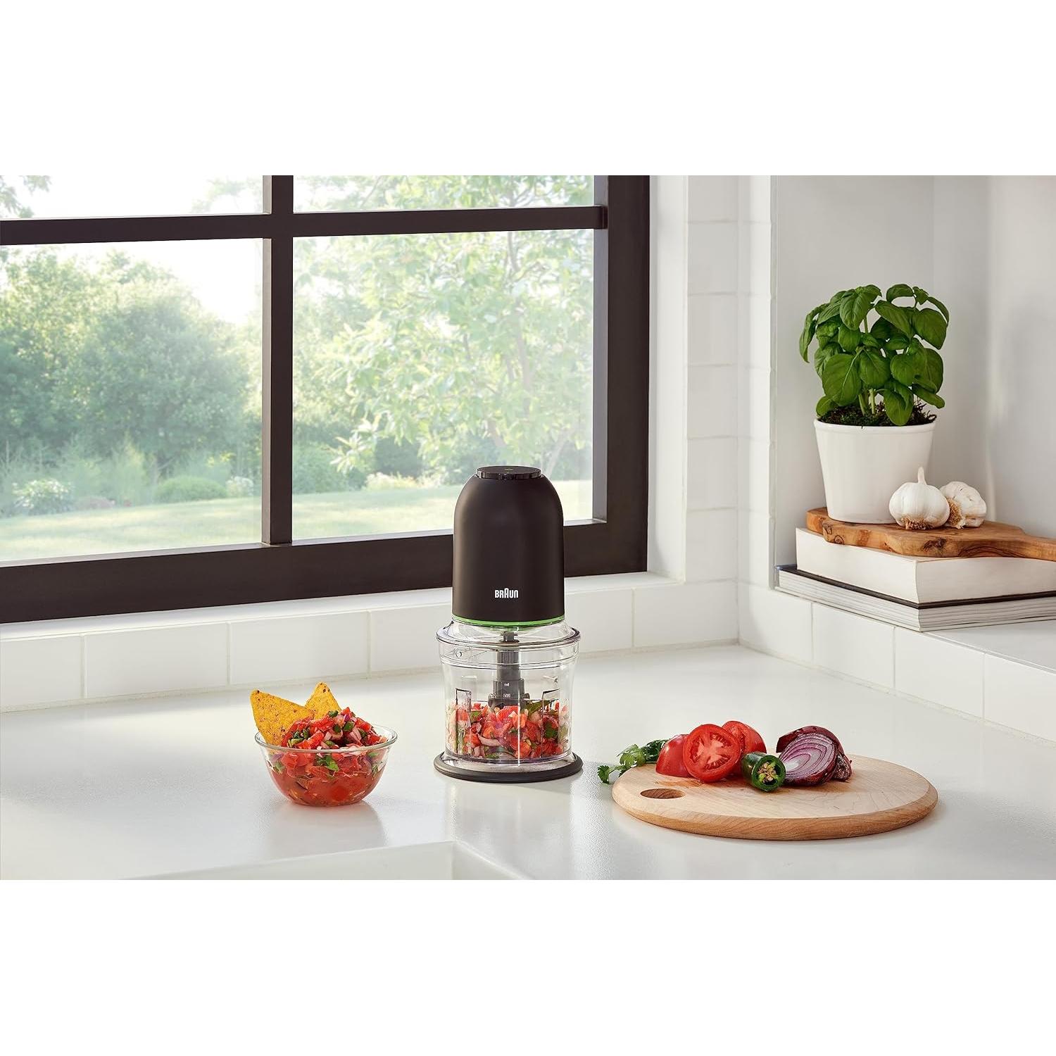 Procesador de Alimentos Mini Braun EasyPrep 4 Tazas Negro