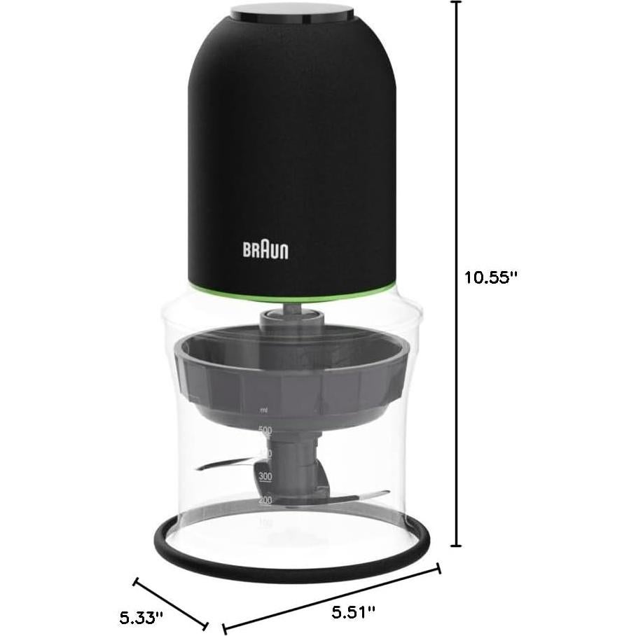 Procesador de Alimentos Mini Braun EasyPrep 4 Tazas Negro