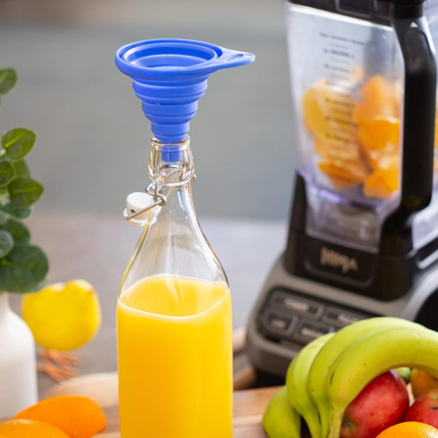 Embudo Colapsable Chef Craft Azul 7.62 cm de Diámetro