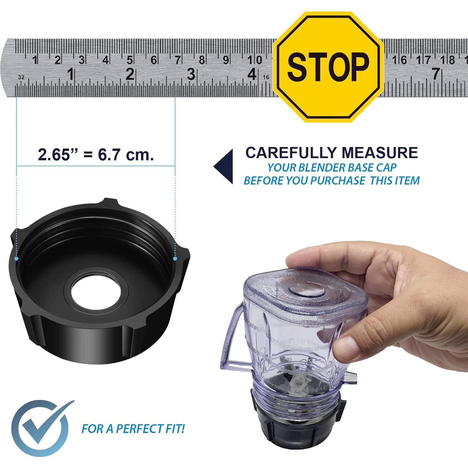 Tarros de plástico Saffire 1 taza para licuadora Oster - 8 piezas