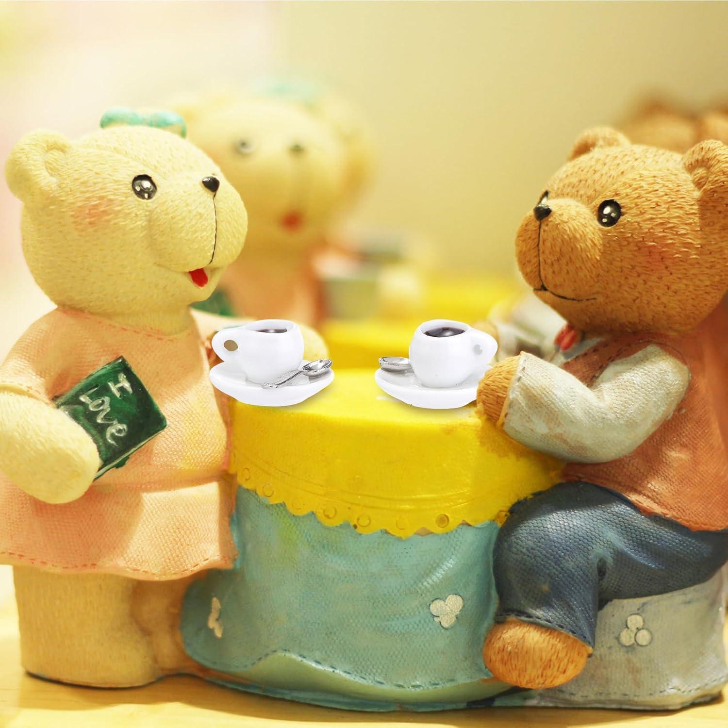 Juego de Cocina Miniatura 5 Piezas Hollowfly para Casa de Muñecas