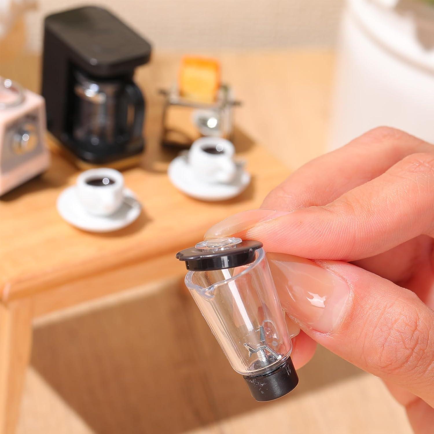 Juego de Cocina Miniatura 5 Piezas Hollowfly para Casa de Muñecas