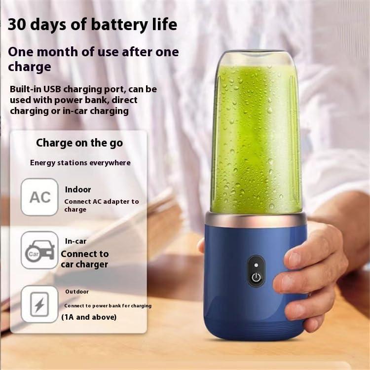 Batidora portátil ZDHFEIRUI 6 cuchillas recargable USB 400ml