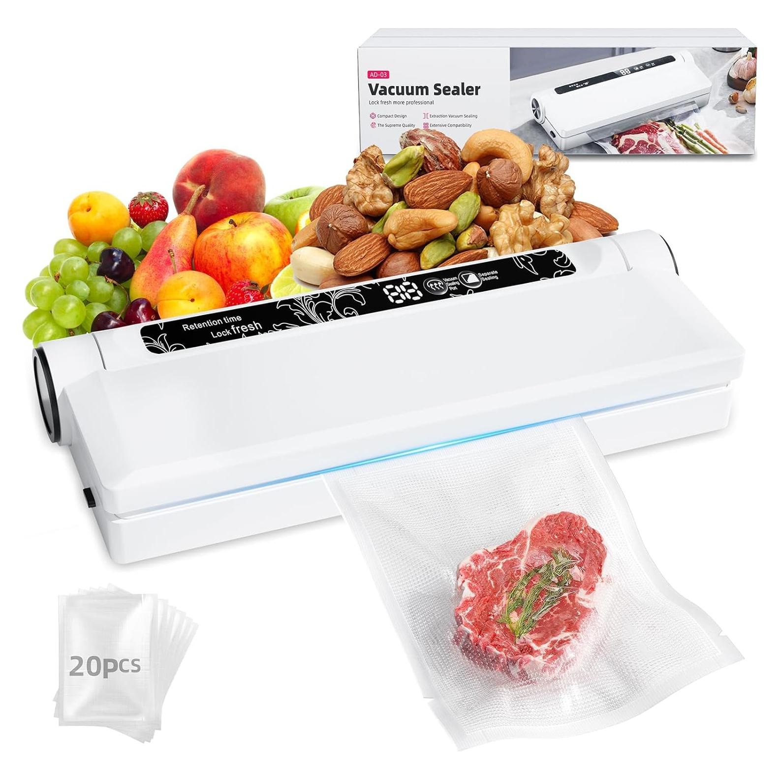 Máquina Selladora al Vacío Food Saver XSDCC122, 75KPA, Compacta