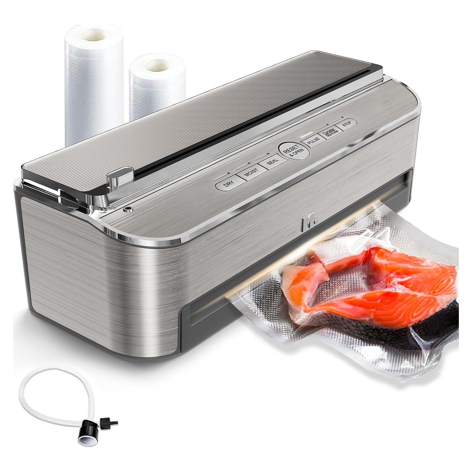 Máquina Selladora al Vacío Mesliese 120W con Cortador Integrado