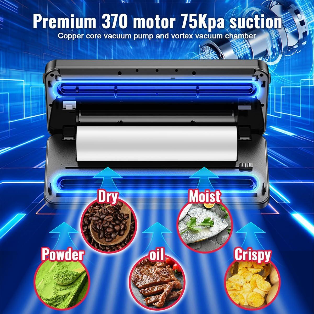 Máquina de Sellado al Vacío Gyreuni 8 en 1 con Cortador