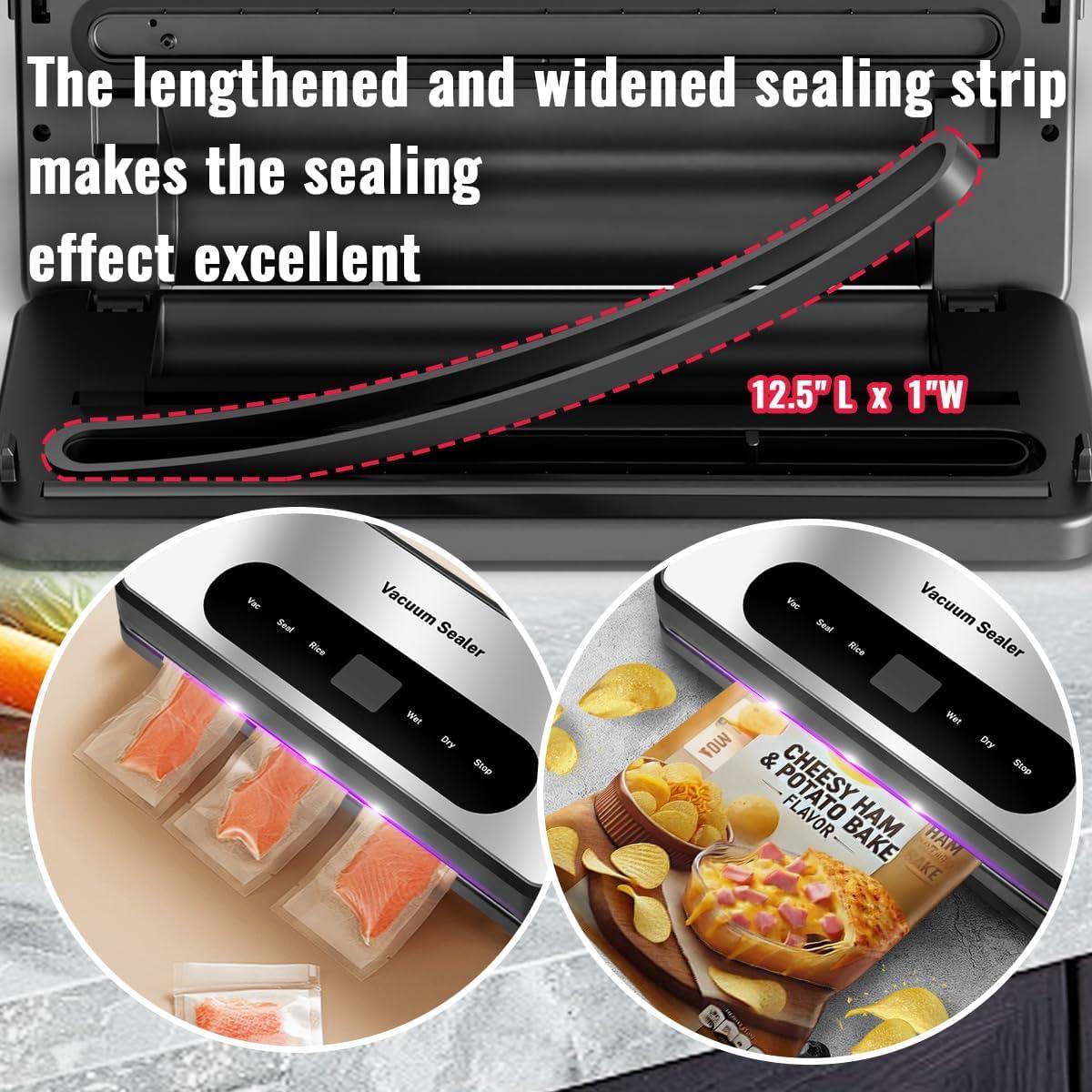 Máquina de Sellado al Vacío Gyreuni 8 en 1 con Cortador