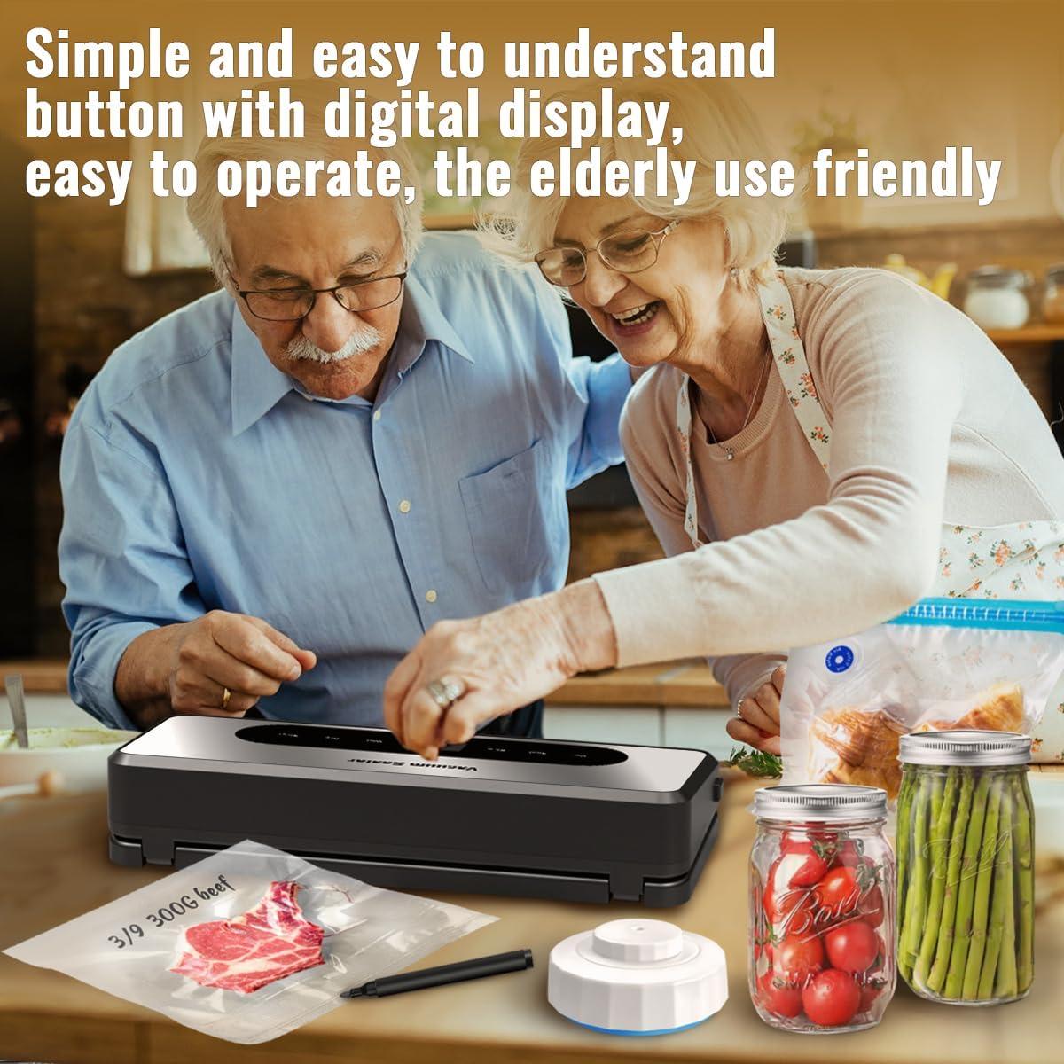 Máquina de Sellado al Vacío Gyreuni 8 en 1 con Cortador