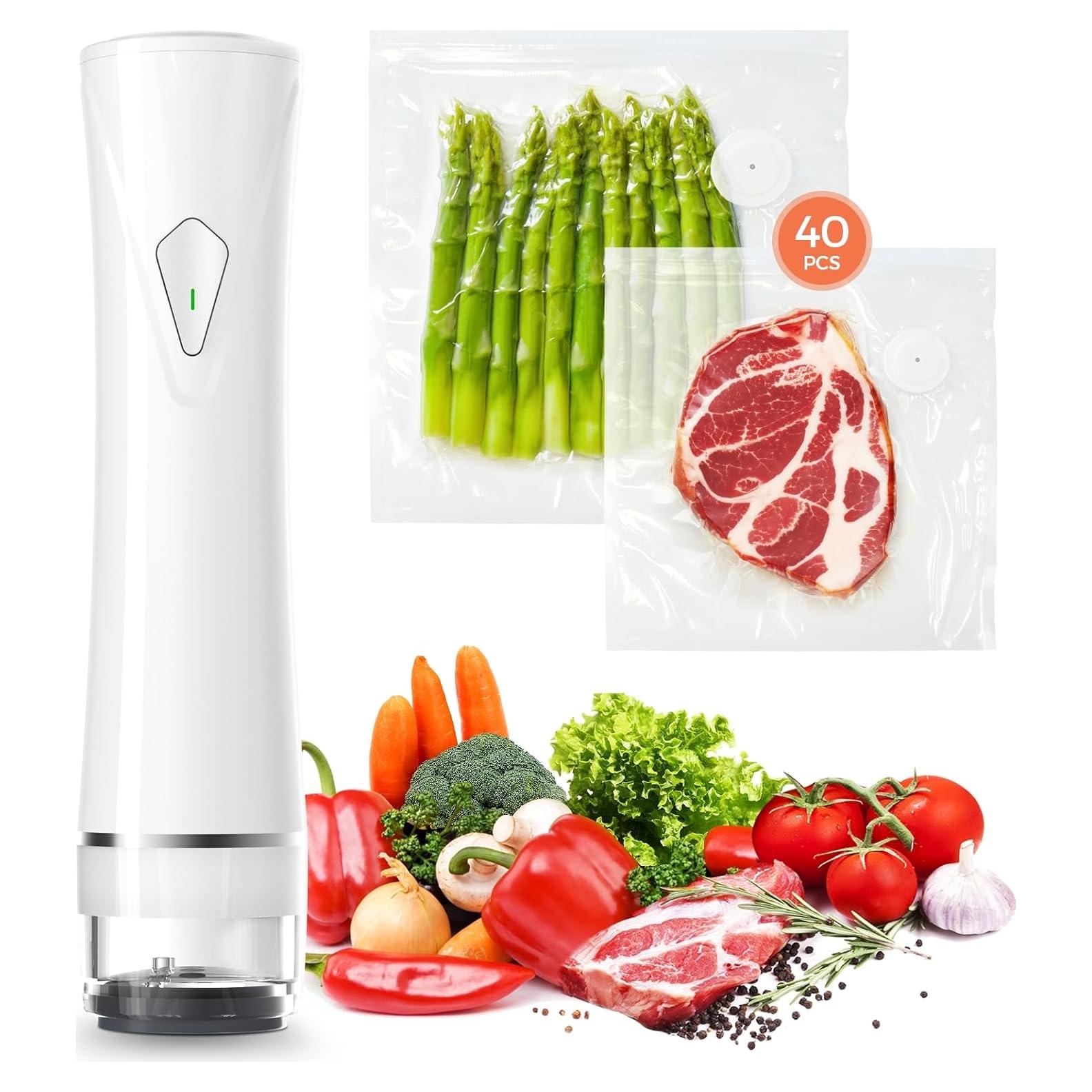 Sellador al Vacío Kayiant Automático + 40 Bolsas Reutilizables