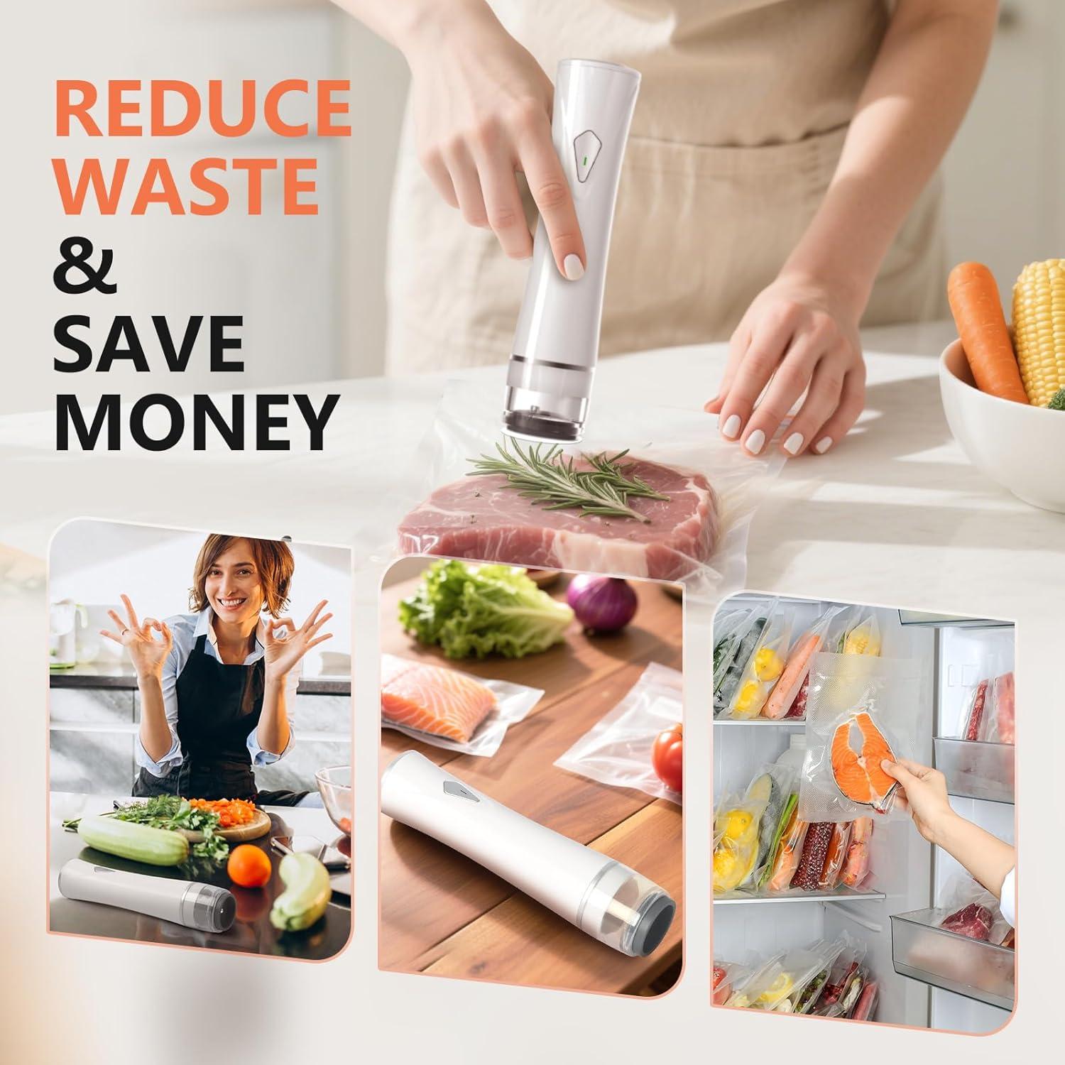 Sellador al Vacío Kayiant Automático + 40 Bolsas Reutilizables