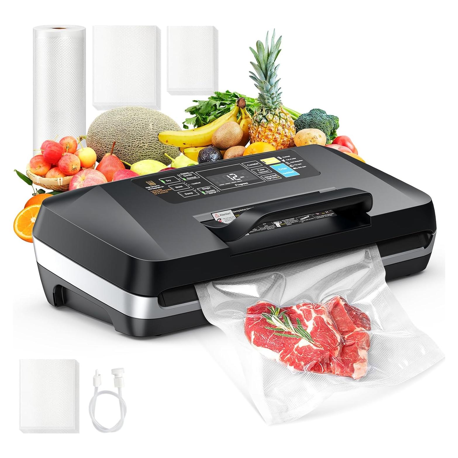 Máquina de Sellado al Vacío ROUUO 230W 10 Modos Doble Sellado