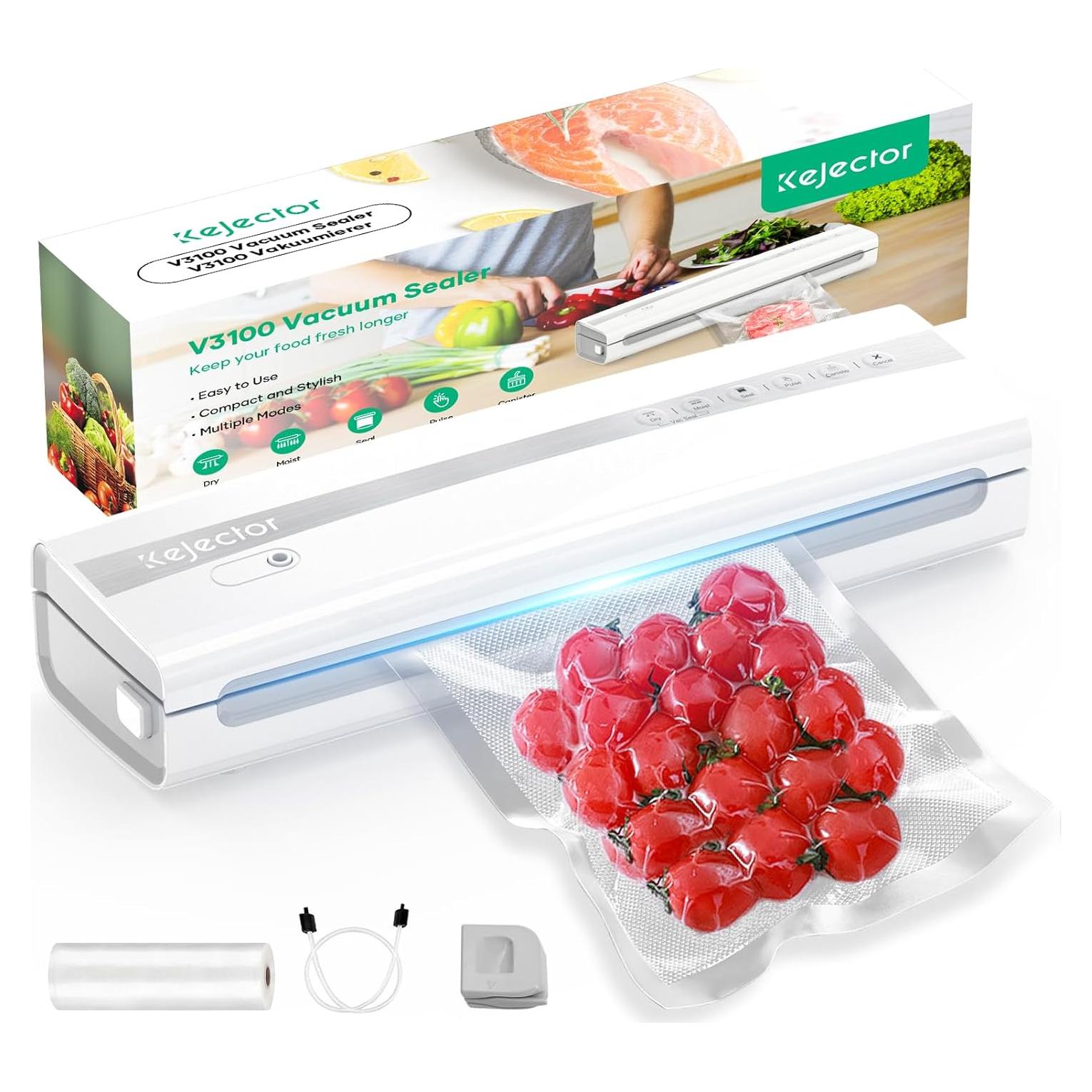 Selladora al Vacío Kejector V3100 Automática Compacta 1.35kg