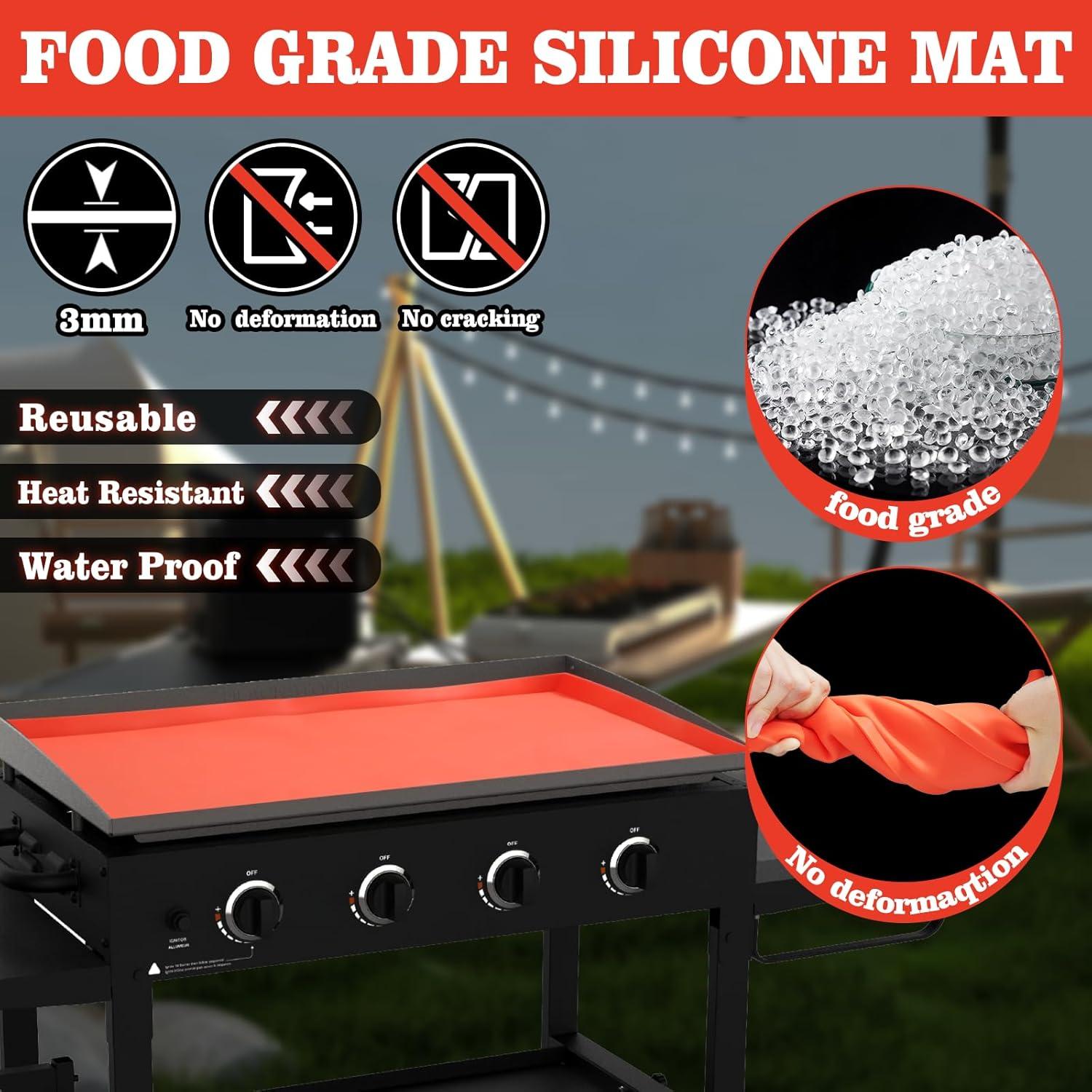 Manta de Silicona PURPLEBIRD 43 cm para Plancha Impermeable