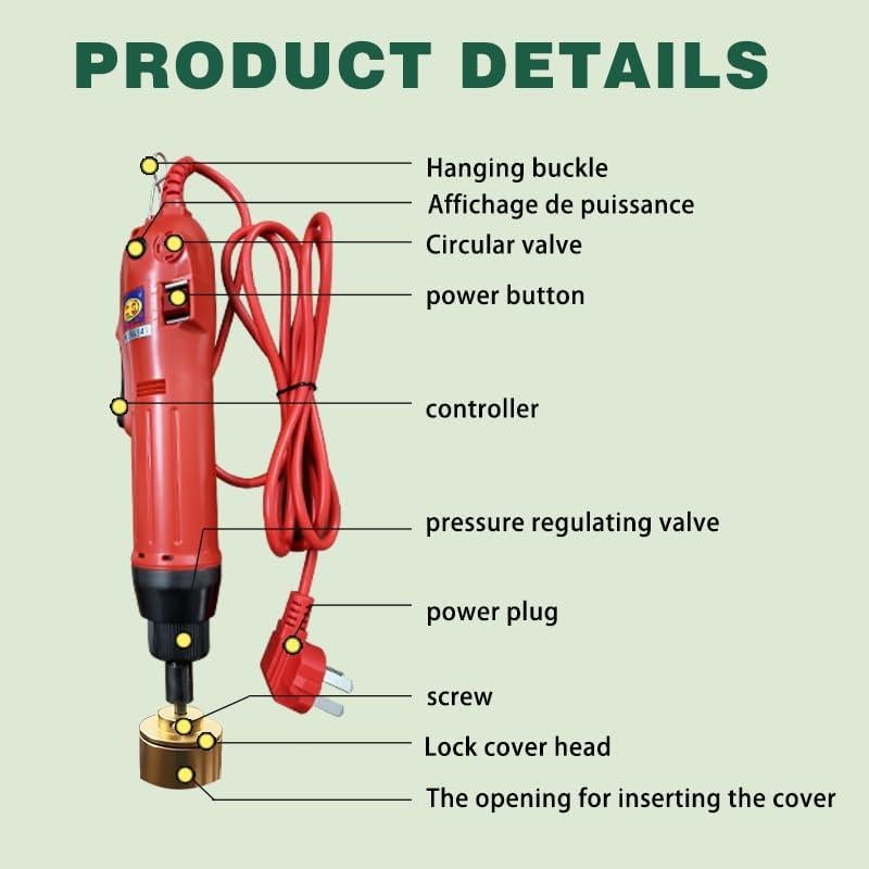 Máquina de Tapado Eléctrica Longxuanyin 80W 10-50mm