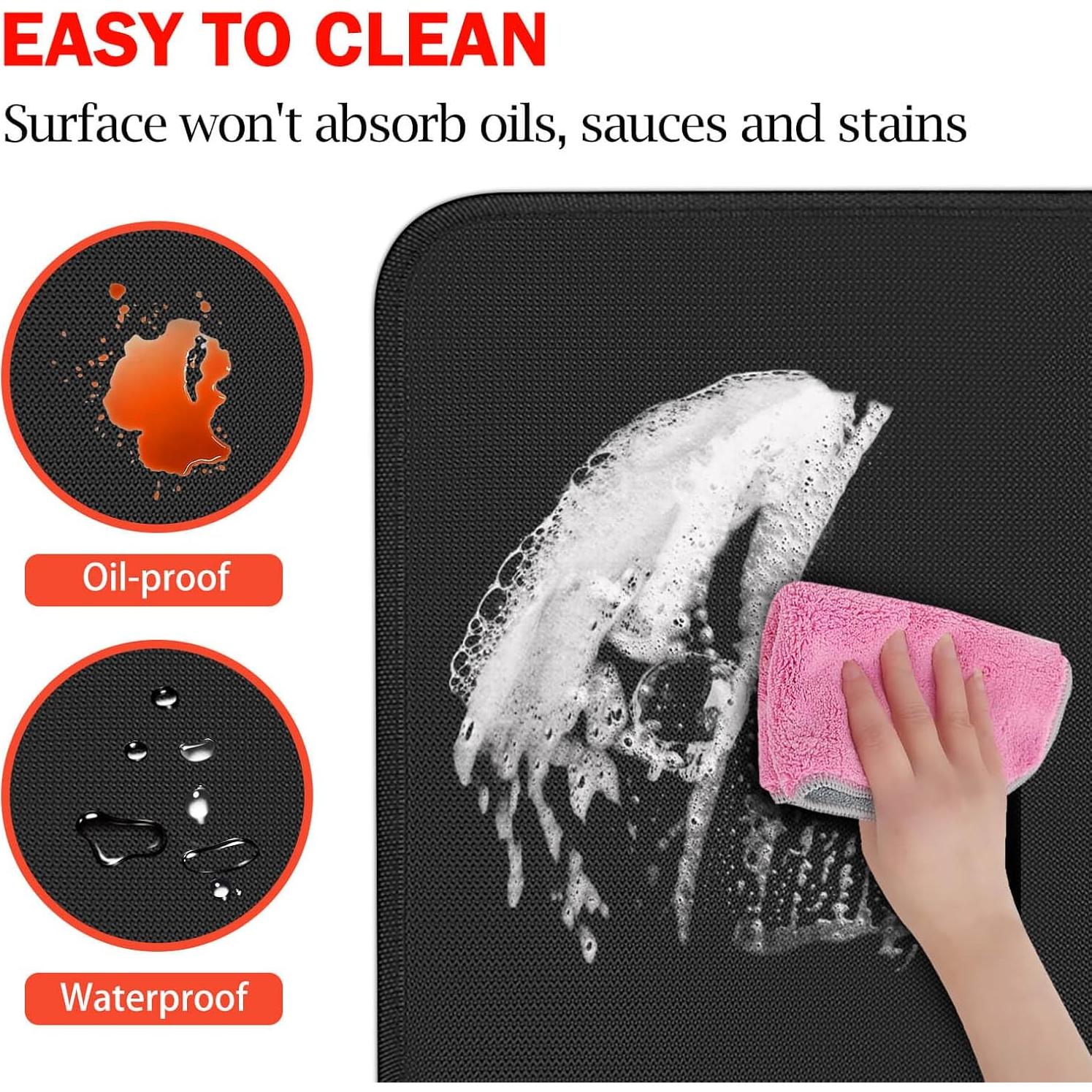 Alfombrilla para Parrilla TOHONFOO 15x18cm Resistente al Calor