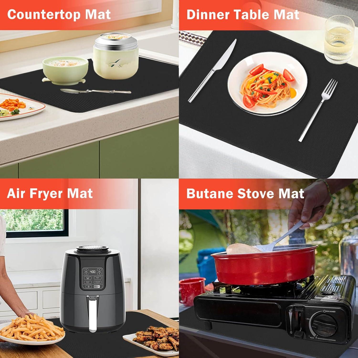 Alfombrilla para Parrilla TOHONFOO 15x18cm Resistente al Calor