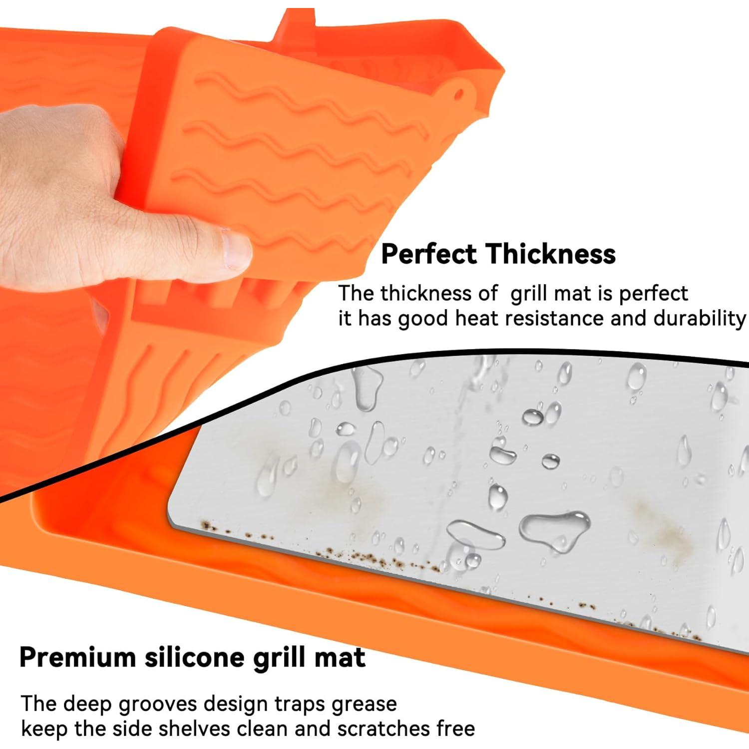 Alfombrilla de Silicona AKONEGE 40.6x29.2 cm Naranja