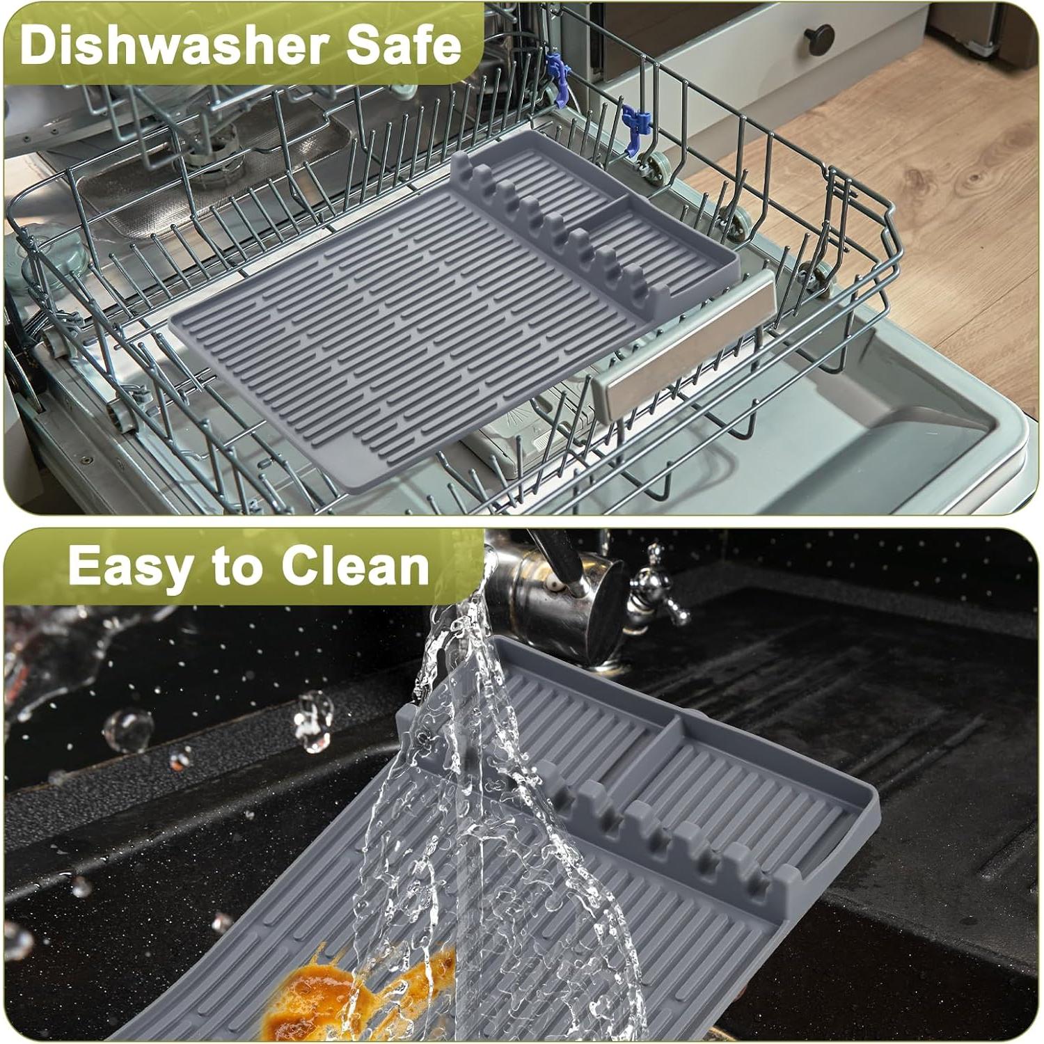 Alfombrilla de Silicona para Parrilla Blackstone 39.9x29.2cm Gris