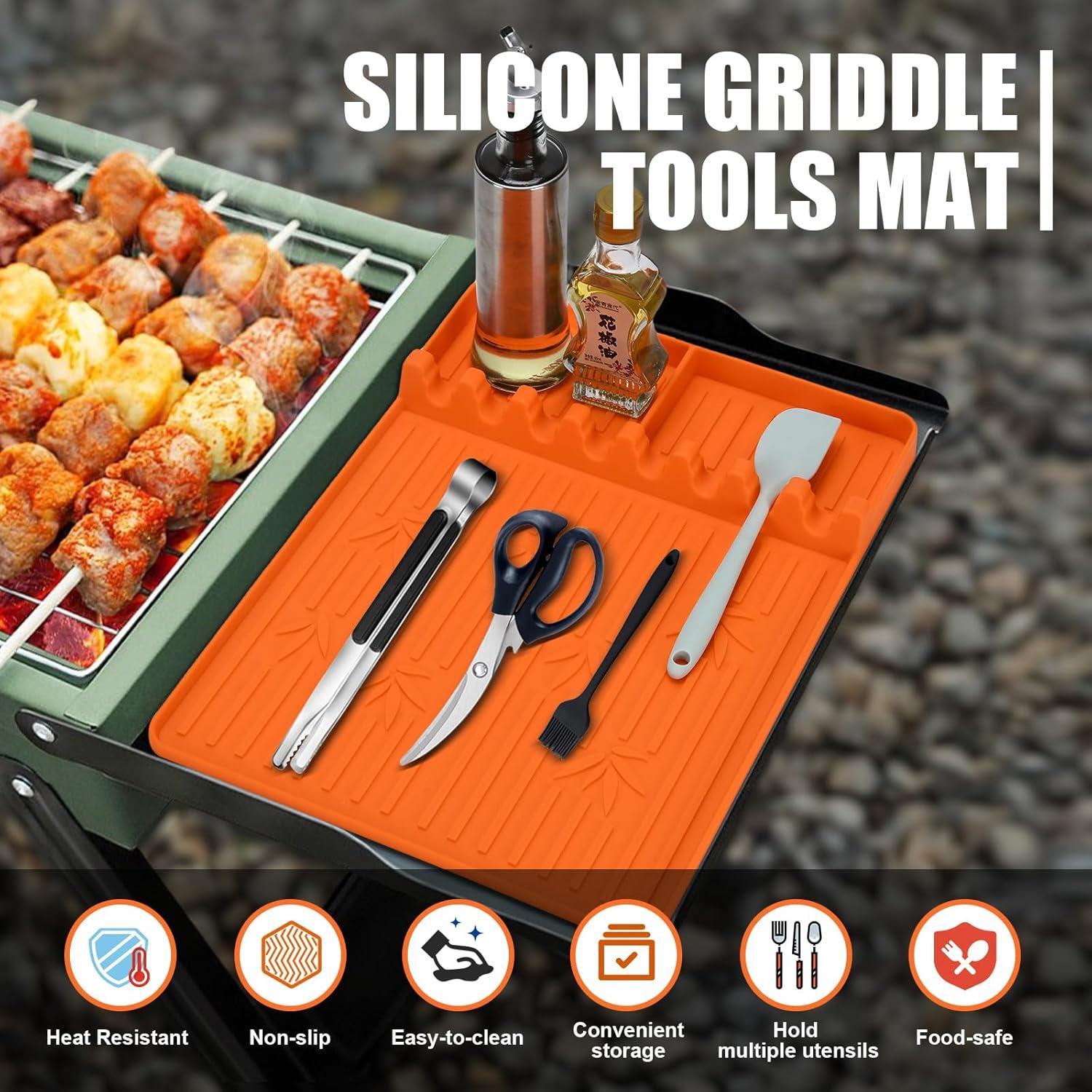 Alfombrilla de Silicona JoySi para Parrilla Blackstone 42x30cm