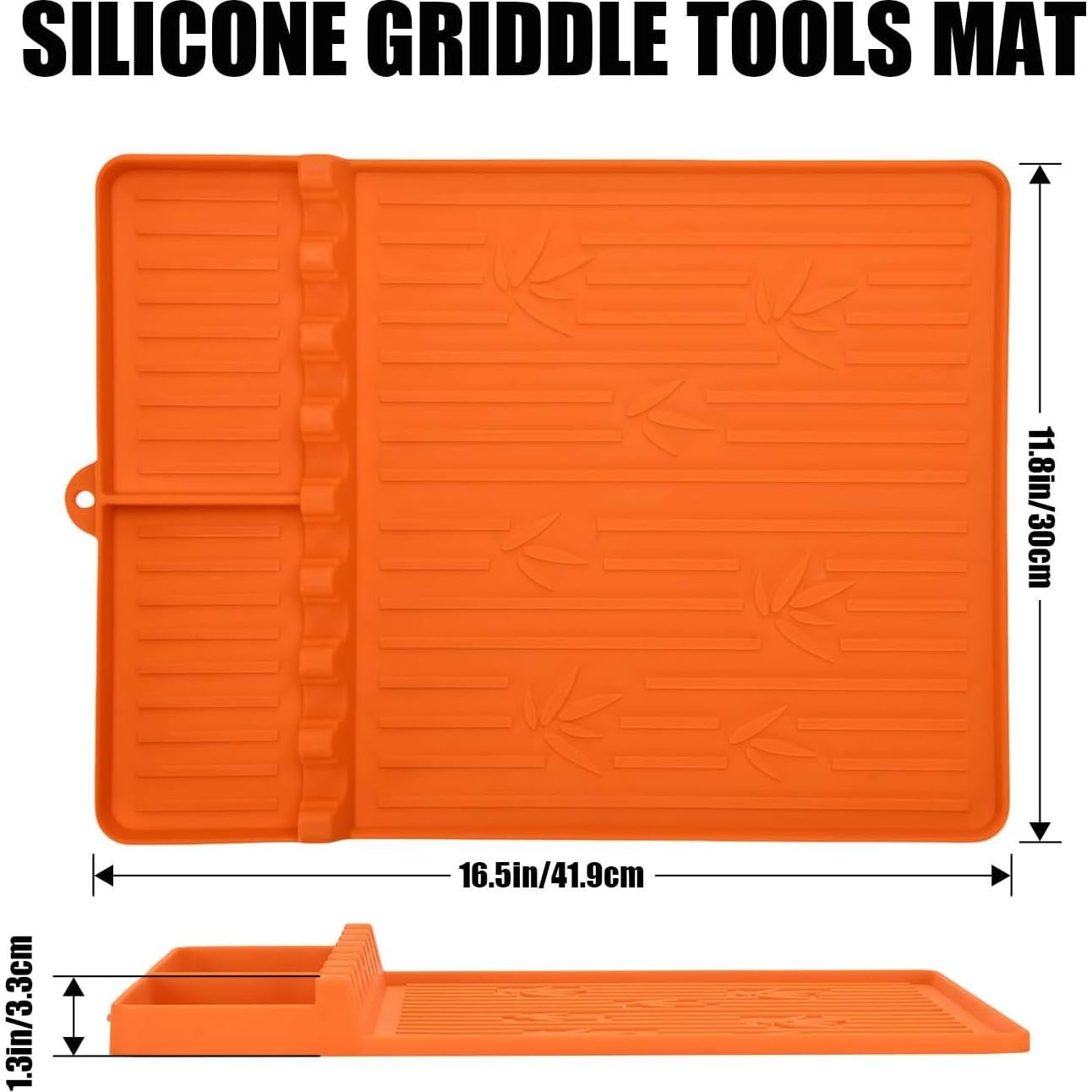 Alfombrilla de Silicona JoySi para Parrilla Blackstone 42x30cm