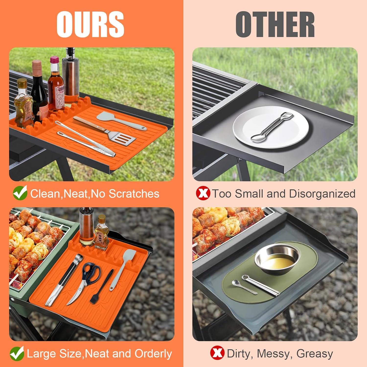 Alfombrilla de Silicona JoySi para Parrilla Blackstone 42x30cm