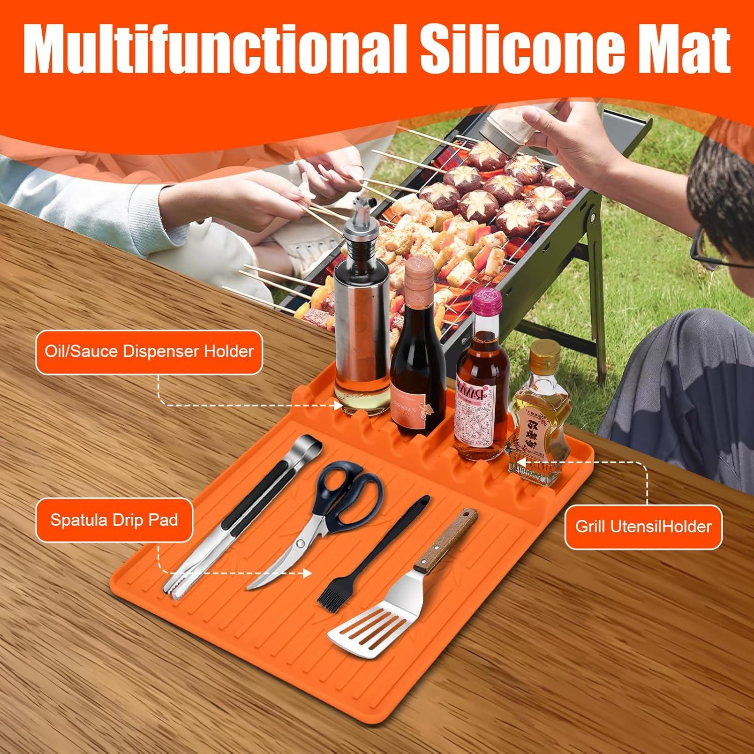 Alfombrilla de Silicona JoySi para Parrilla Blackstone 42x30cm