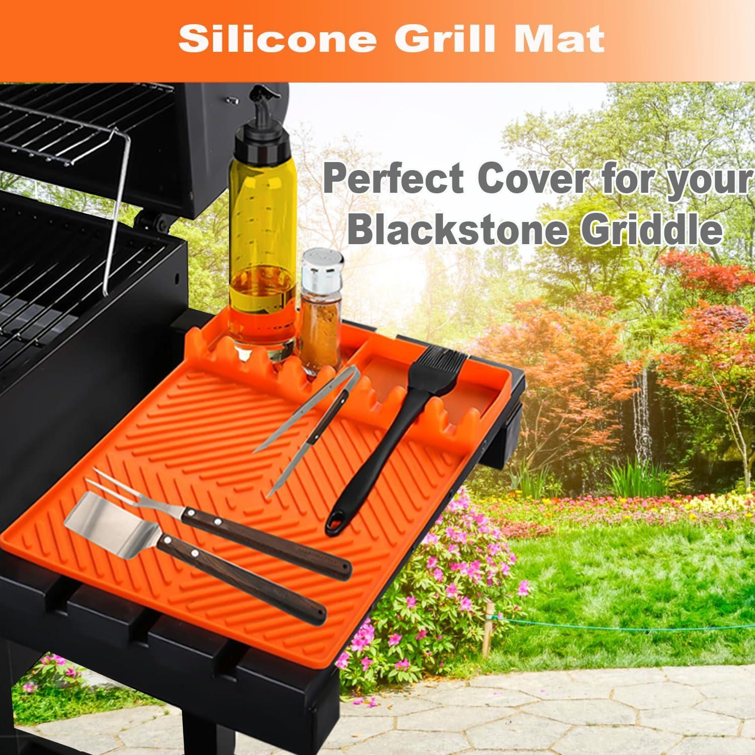 Espátula de Silicona Grande BRENSTEN Resistente al Calor Naranja