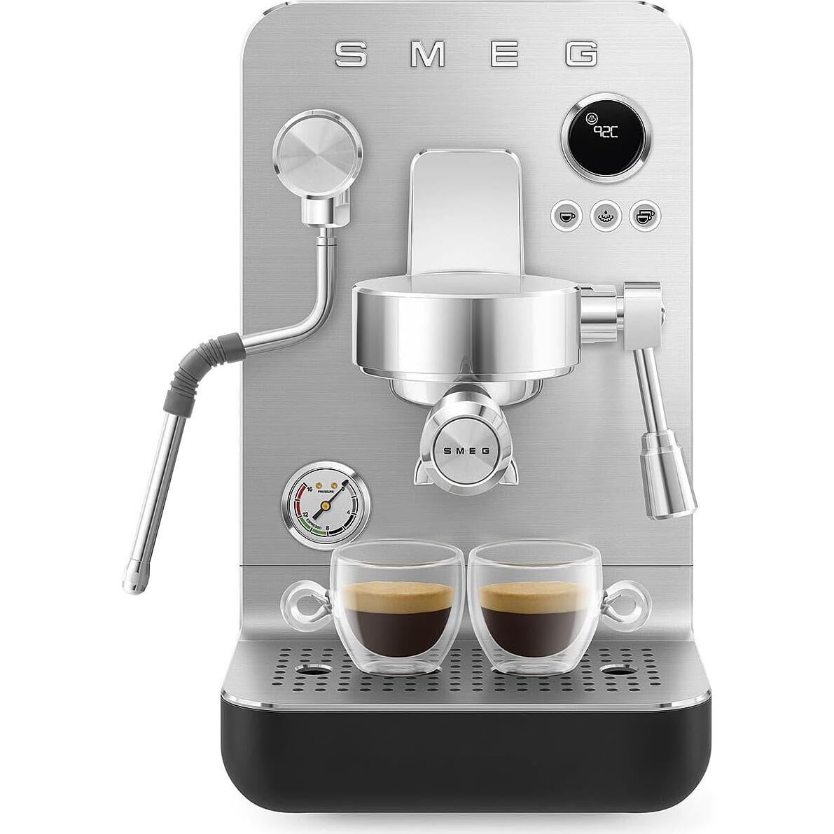 Máquina de Espresso Semi-Pro Smeg EMC02 - 15 Bar, 58mm