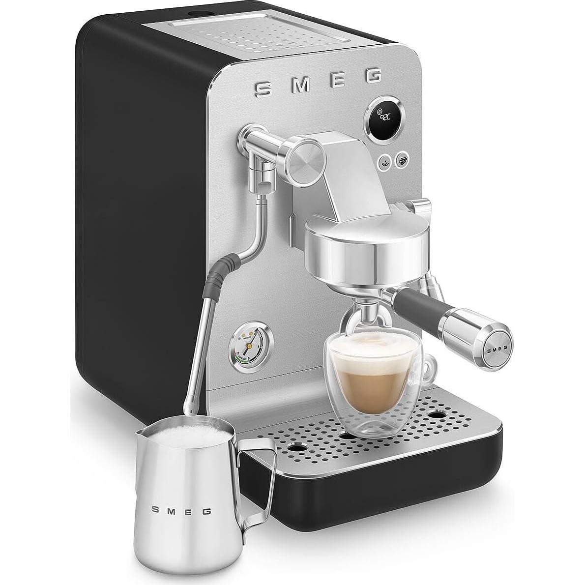 Máquina de Espresso Semi-Pro Smeg EMC02 - 15 Bar, 58mm