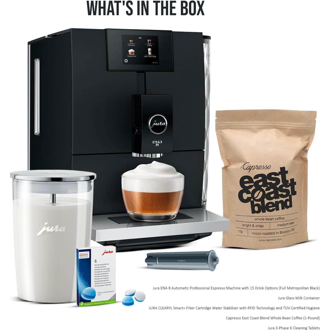 Máquina de Espresso Automática Jura ENA 8 - Negro Metropolitano