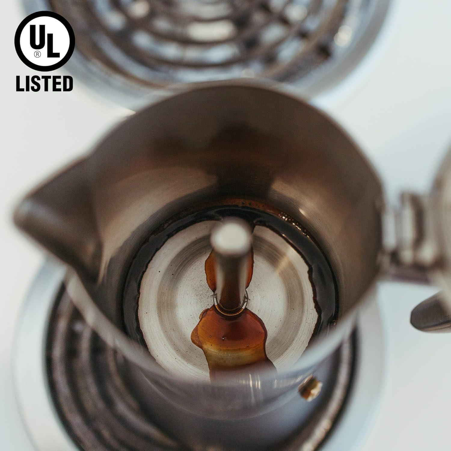 Cafetera Moka GROSCHE Milano Acero 10 Tazas Espresso