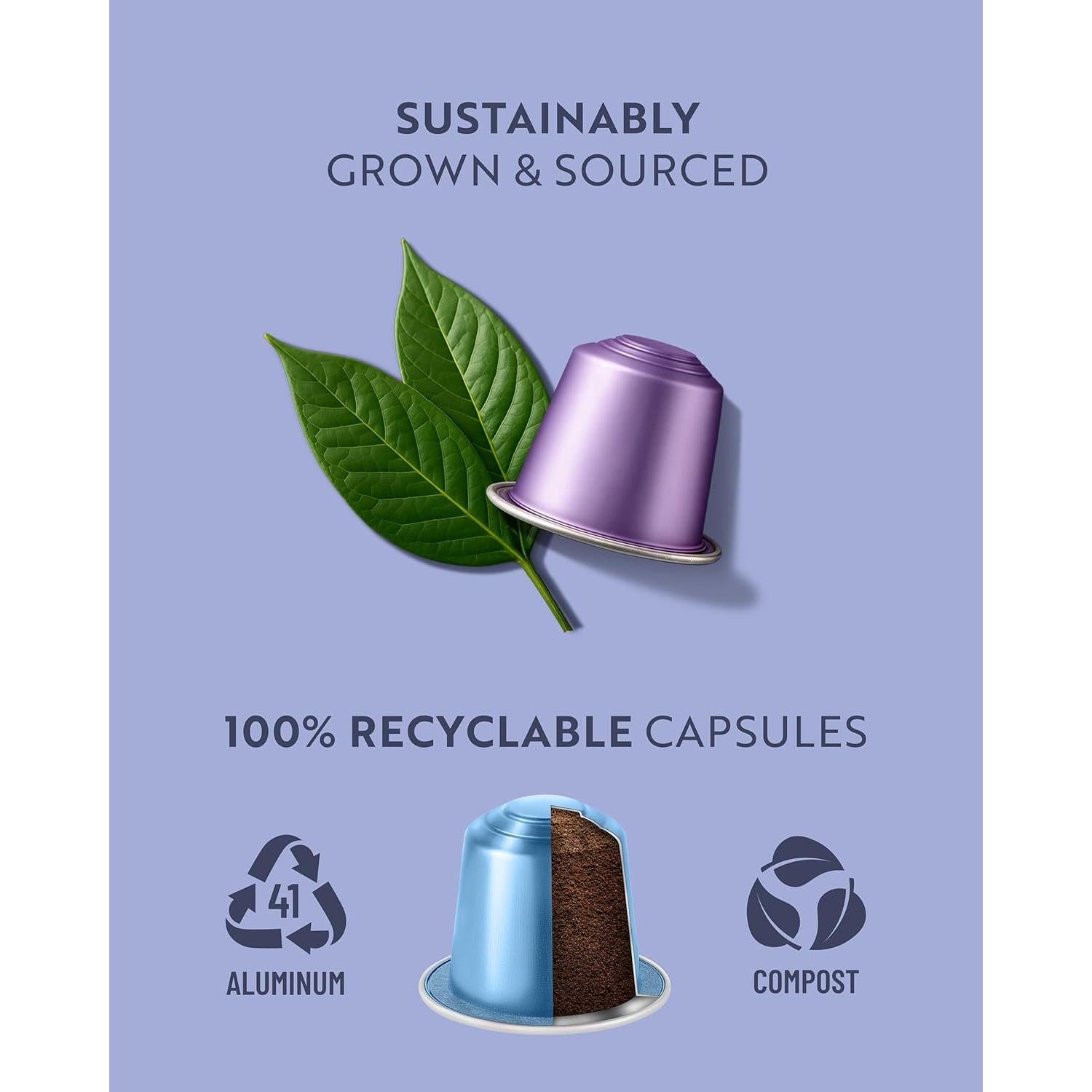 Cápsulas de Café Espresso Rosso Caffè, 160 Unidades, Compatibles Nespresso