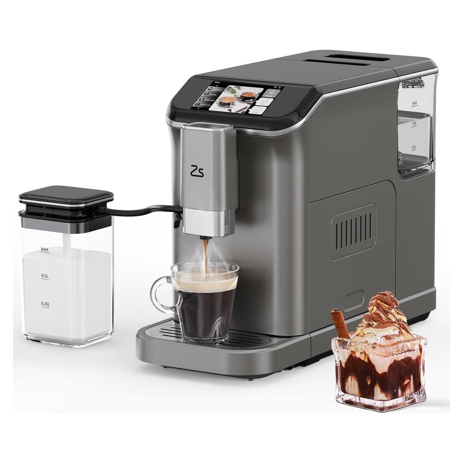 Máquina de Espresso Automática GarveeTech 20 Bar con Molinillo