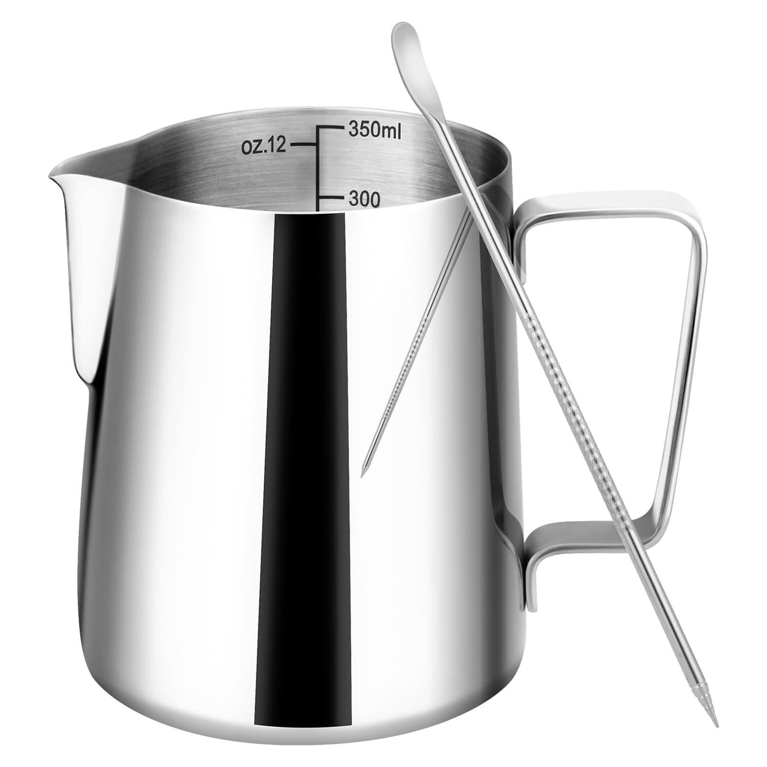 Jarra Espumadora de Leche Amrules 12oz Acero Inoxidable 304