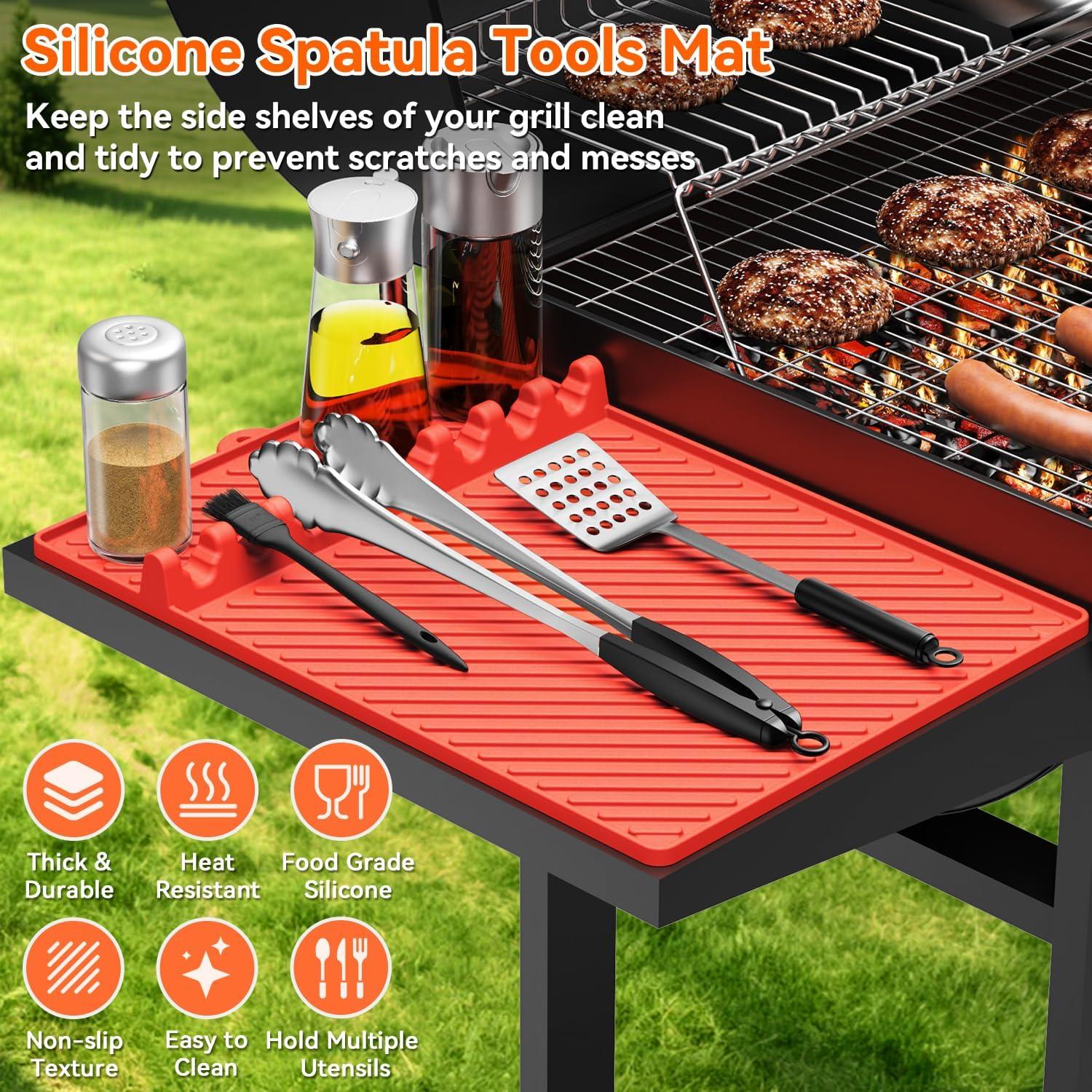 Alfombrilla de Silicona Magnética Blackstone 40.6x29.2cm Naranja