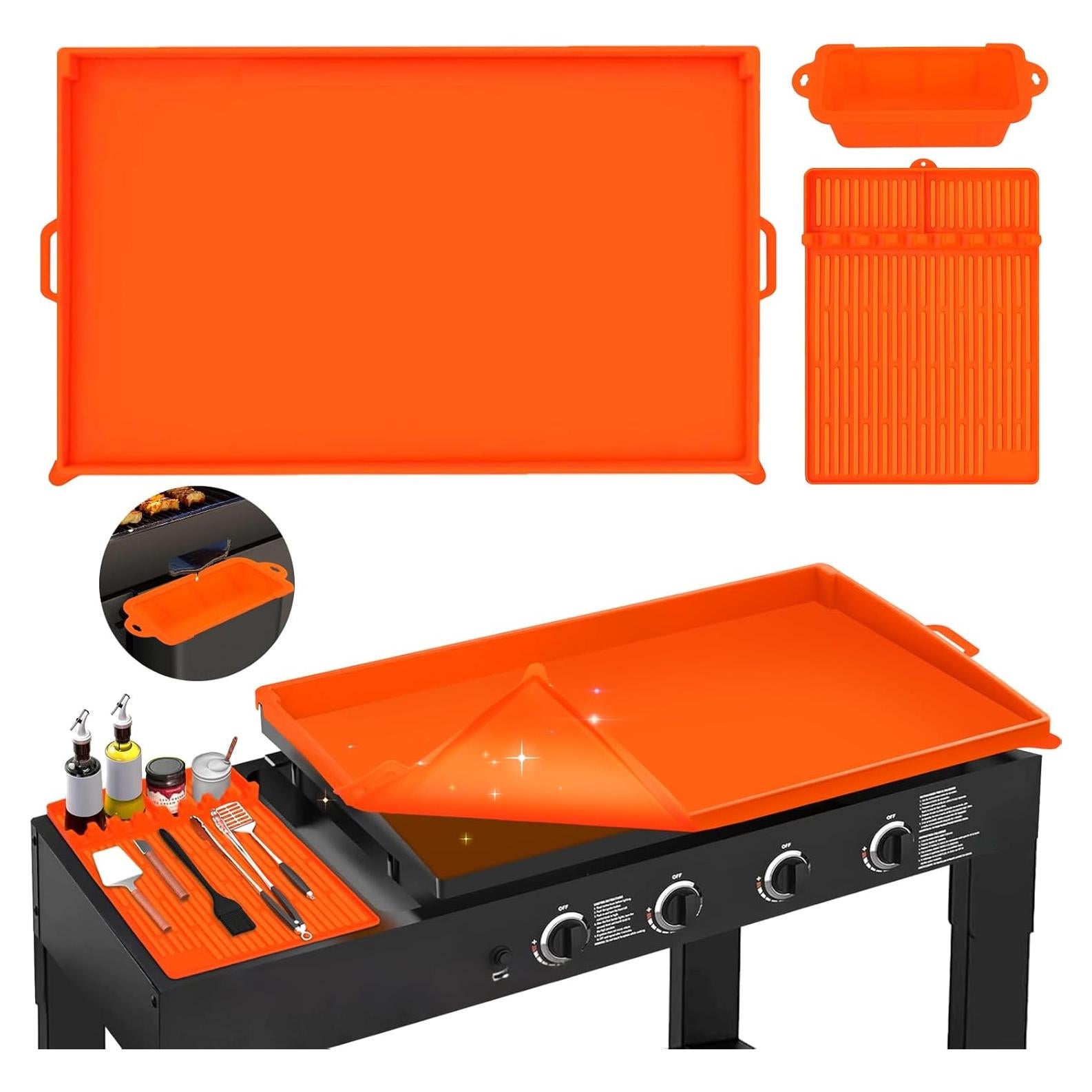 Cubierta de silicona para plancha Blackstone 36" - Juego de 3