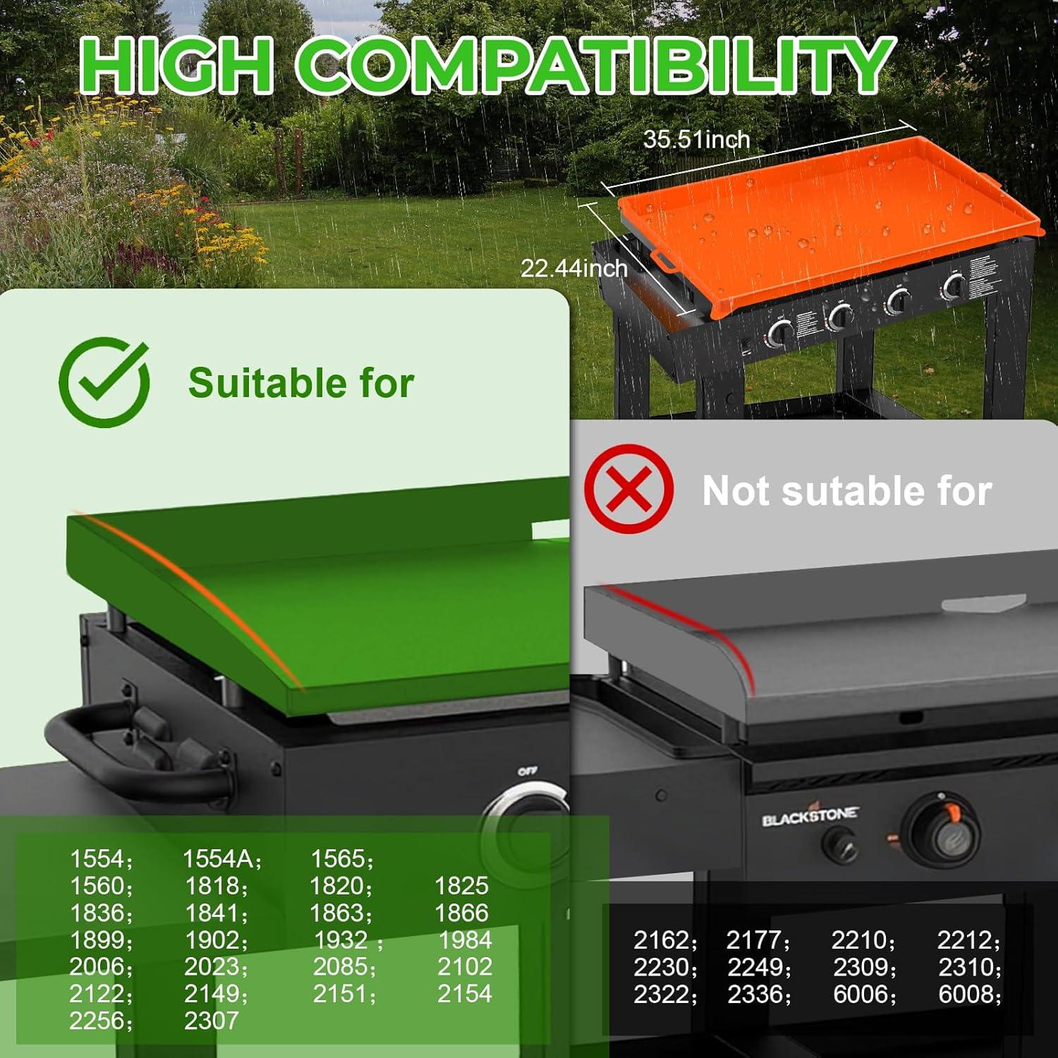 Cubierta de silicona para plancha Blackstone 36" - Juego de 3