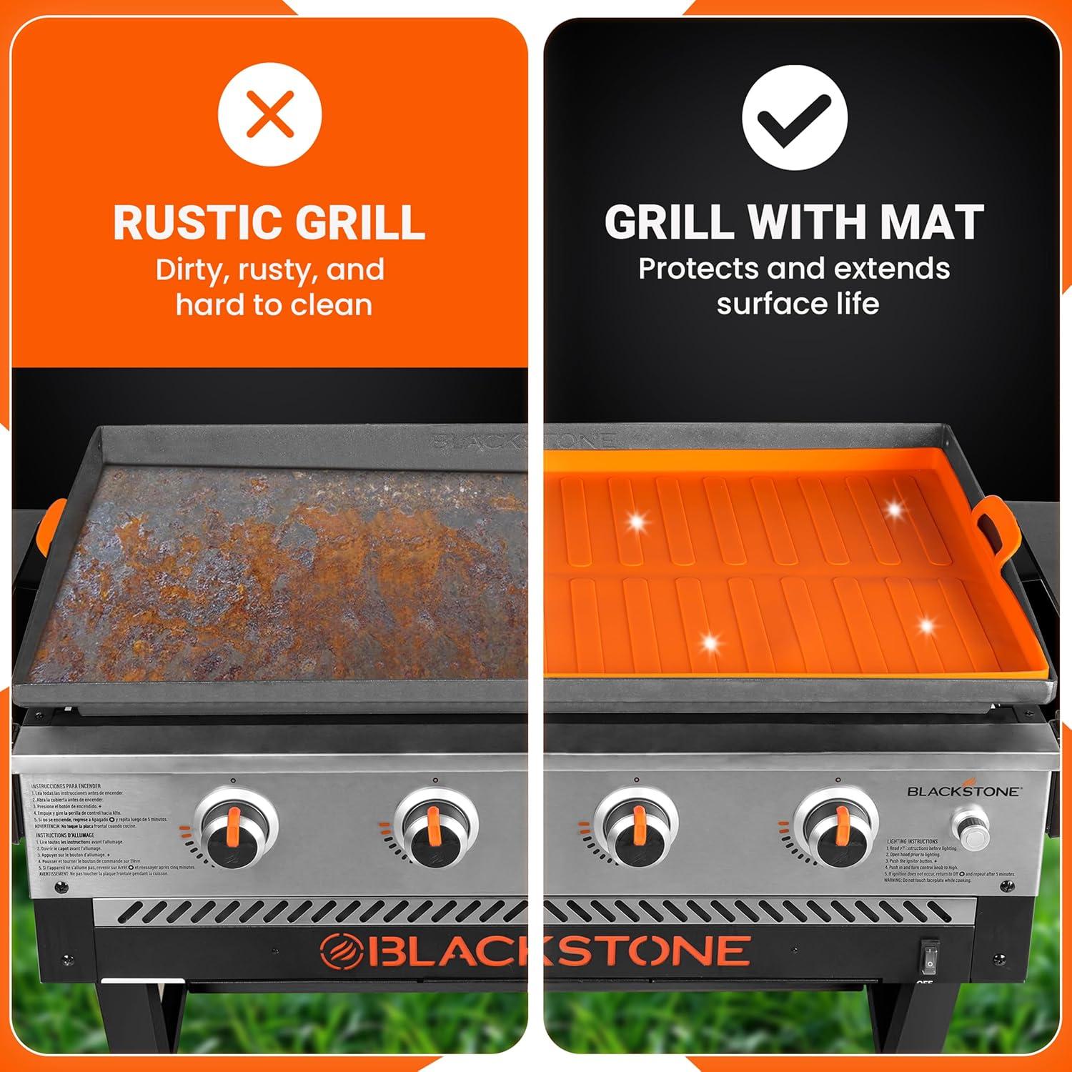 Mat de Silicona 36" JUAF para Parrilla Blackstone - Resistente al Calor