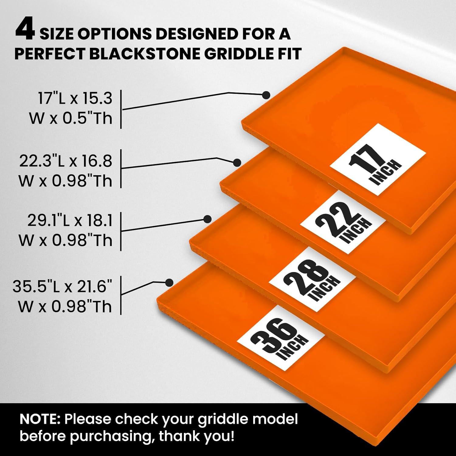 Cubierta de Silicona DusBas para Plancha Blackstone 43x39 cm
