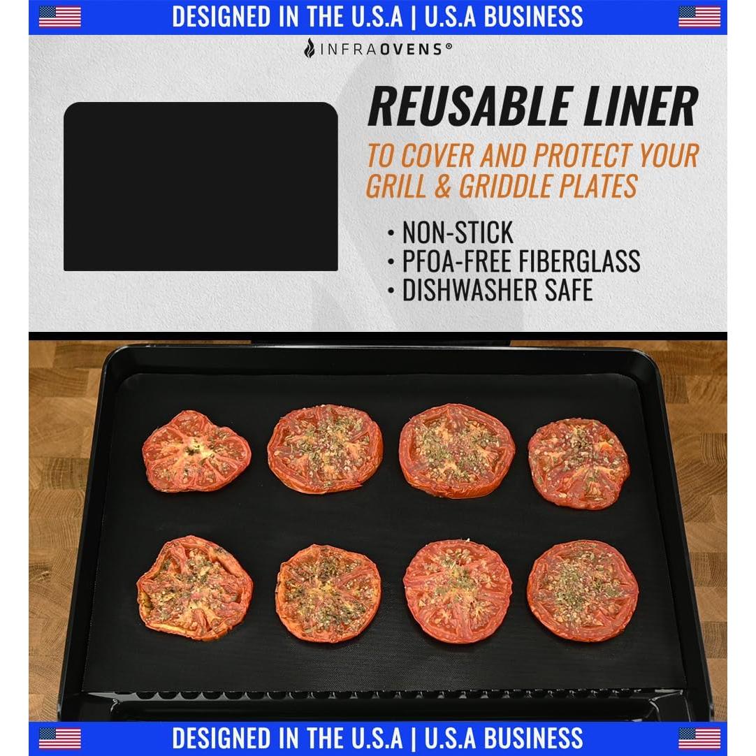 Mats Reutilizables para Grill Ninja GR101 - Set Antiadherente