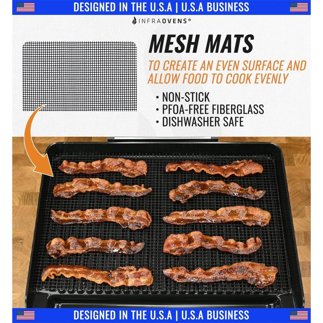 Mats Reutilizables para Grill Ninja GR101 - Set Antiadherente